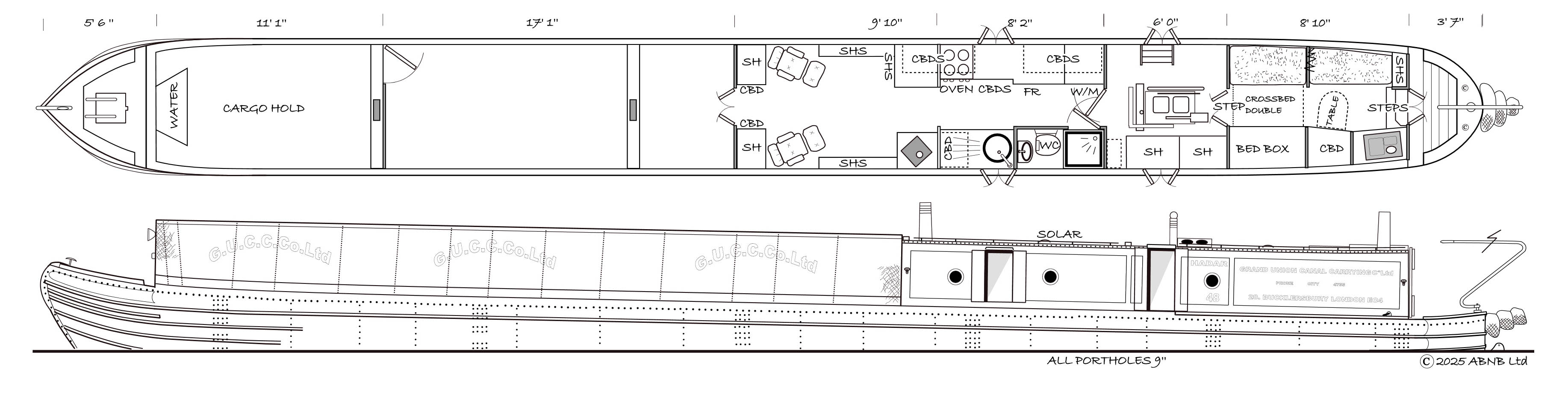 HADAR boat drawing