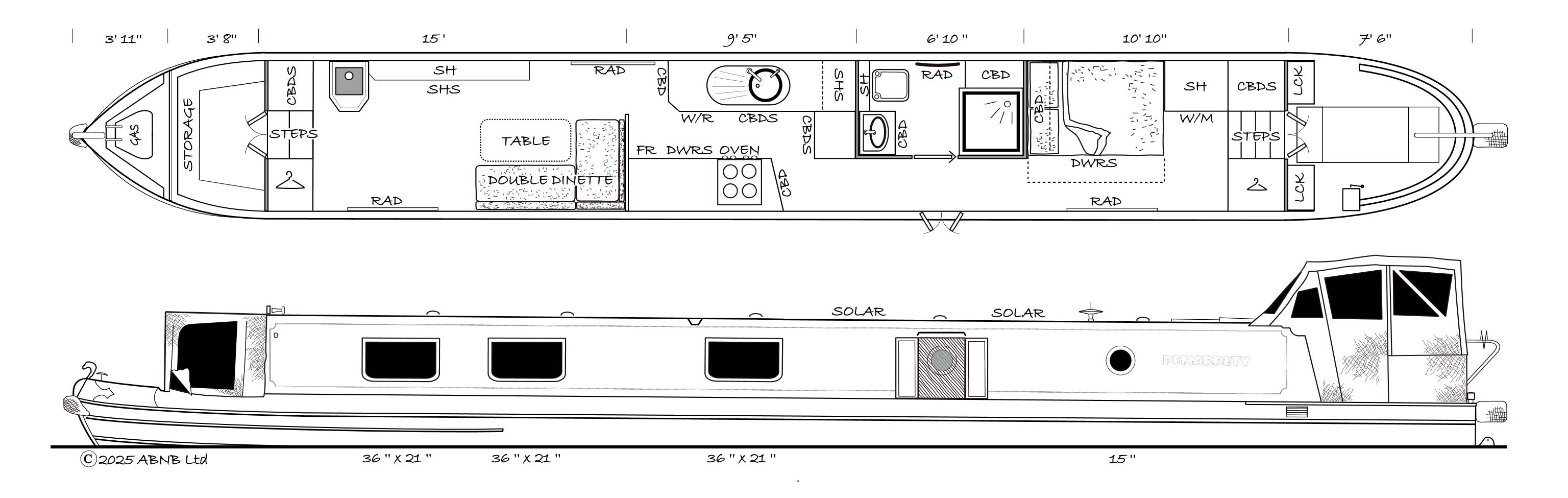 PEMARRETY boat drawing
