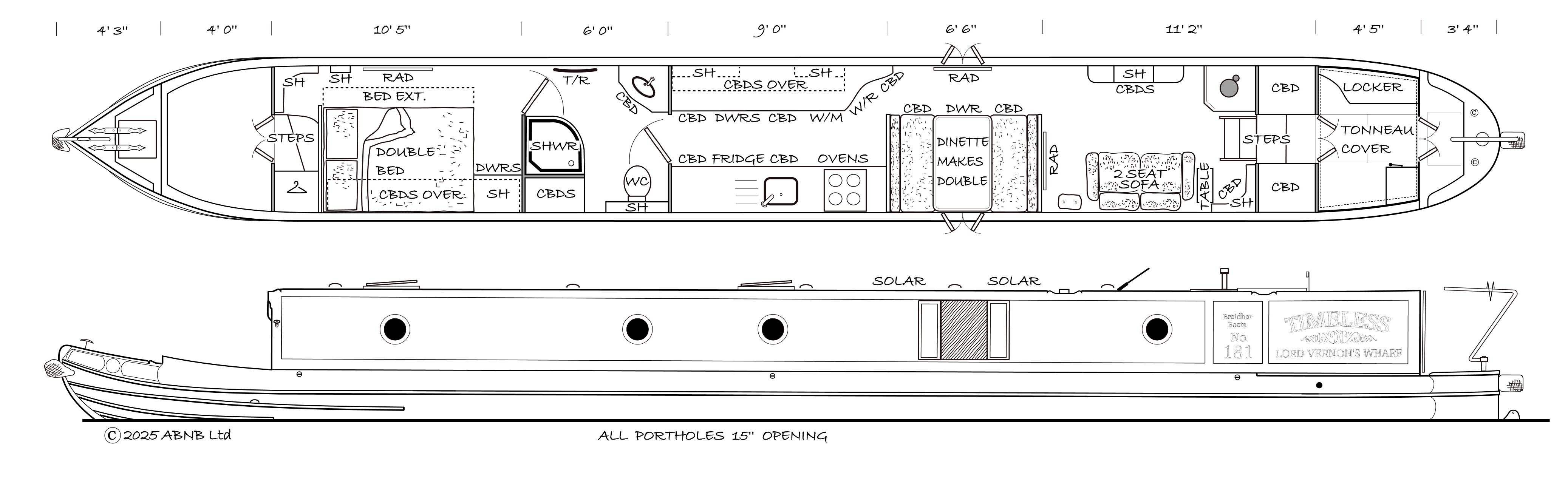 TIMELESS boat drawing