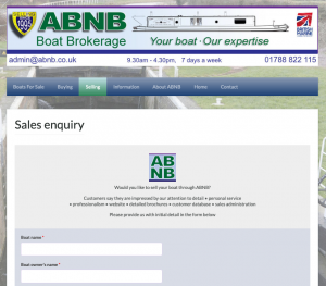 Sales enquiry form