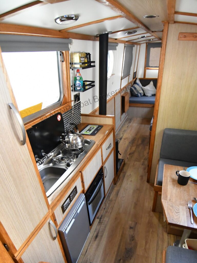Compact yet well-equipped galley